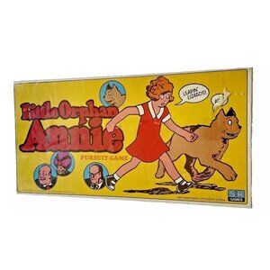 Little Orphan Annie Pursuit Board Game By Selchow & Righter 1978 Ages 6-12 Compl